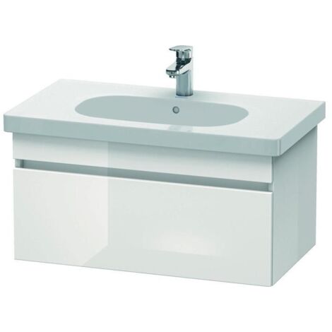 DU WTU wandh. DuraStyle 453x800x398mm 1 Ausz.,034285,weiß hgl./weiß matt
