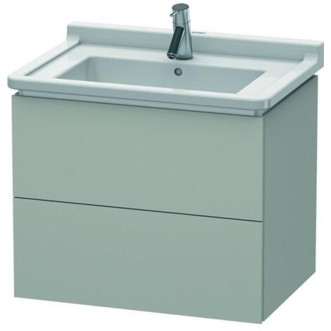 DU WTU wandh. L-Cube 469x670x558mm, 2 SchKa, 030470, Betongrau Matt