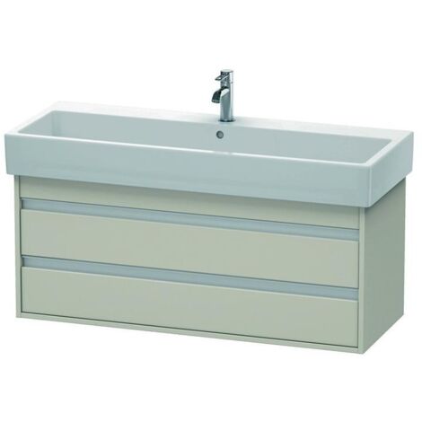DU WTU wandhängend Ketho 440x1150x480mm 2 SchKa, für 045412, taupe
