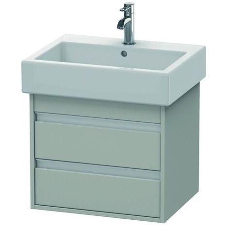 DU WTU wandhängend Ketho 440x550x480mm 2 SchKa, für 045460, Betongrau Matt