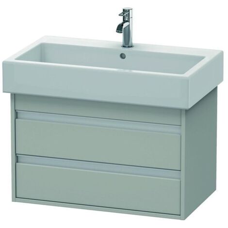DU WTU wandhängend Ketho 440x750x480mm 2 SchKa, für 045480, Betongrau Matt