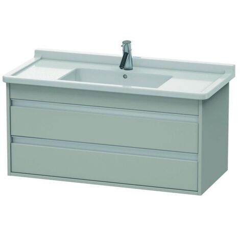 DU WTU wandhängend Ketho 455x1000x480mm 2 SchKa, für 030410, Betongrau Matt