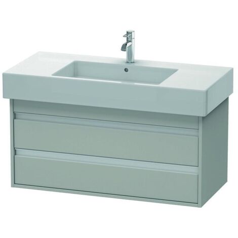 DU WTU wandhängend Ketho 455x1000x480mm 2 SchKa, für 032910, Betongrau Matt