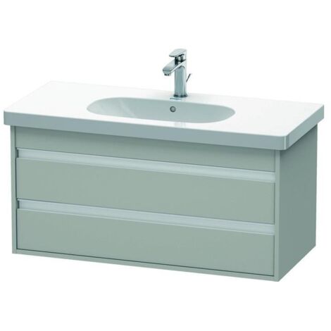 DU WTU wandhängend Ketho 455x1000x480mm 2 SchKa, für 034210, Betongrau Matt