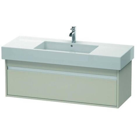 DU WTU wandhängend Ketho 455x1200x410mm 1 Auszug, für 032912, taupe