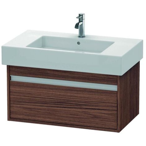 DU WTU wandhängend Ketho 455x800x410mm 1 Auszug, für 032985, Nussbaum Dunkel