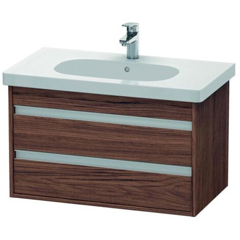 DU WTU wandhängend Ketho 455x800x480mm 2 SchKa, für 034285, Nussbaum Dunkel