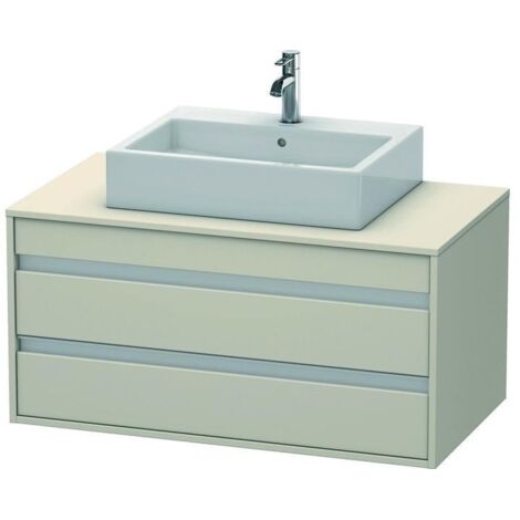 DU WTU wandhängend Ketho 550x1000x496mm 2 SchKa, für ASB mi., taupe