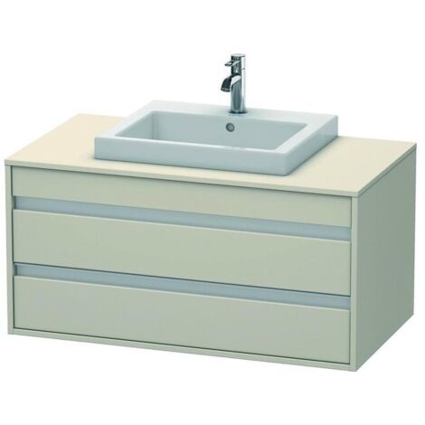 DU WTU wandhängend Ketho 550x1000x496mm 2 SchKa, für EBWT mi., taupe