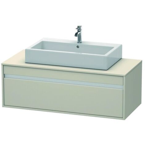 DU WTU wandhängend Ketho 550x1200x426mm 1 Auszug, für ASB mi., taupe
