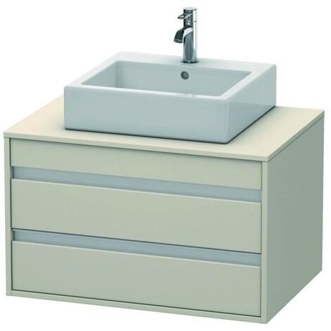 DU WTU wandhängend Ketho 550x800x496mm 2 SchKa, für ASB mi., taupe