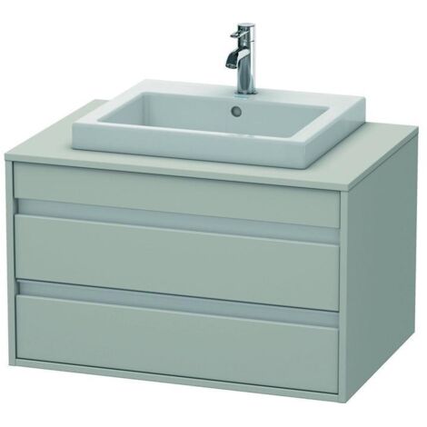 DU WTU wandhängend Ketho 550x800x496mm 2 SchKa, für EBWT mi., Betongrau Matt