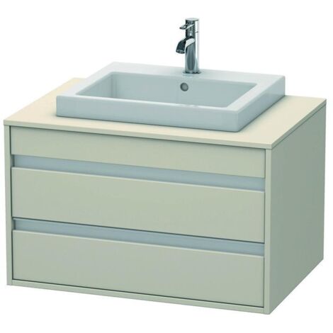 DU WTU wandhängend Ketho 550x800x496mm 2 SchKa, für EBWT mi., taupe