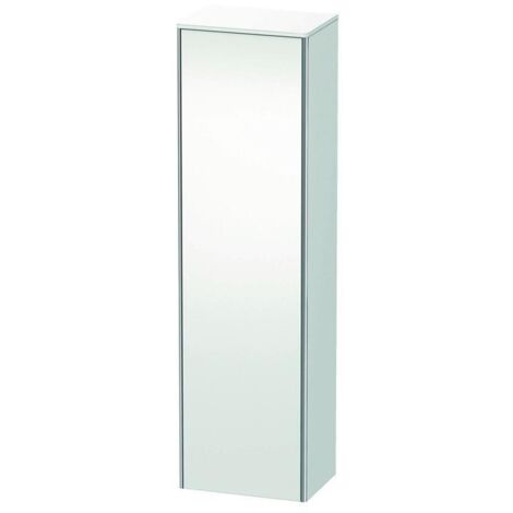 DU XSquare HS, 500x356x1776mm, Tü. 1 Li., tip-on, Weiß Seidenmatt