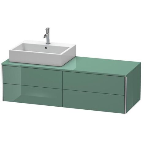 DU XSquare KWTU wh 1400x548x400mm, Taupe Seidenmatt, 4SK, tip-on