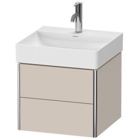 DU XSquare WTU wh 484x460x397mm, 2SK, tipon, Taupe Seidenmatt