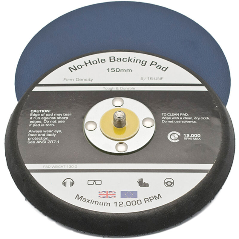 17405 Dual Action Sander Pad 150mm PSA 5/16 UNF - Flexipads World Class