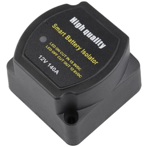 Dual Battery Smart Isolator 12V 140A Voltage Sensitive Split Charge Relay VSR Car Accessories for Campers