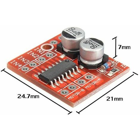 Dual Channel L298N DC Motor Driver Board PWM Speed Bridge Stepper Module
