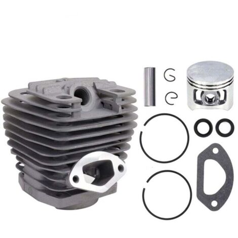 Dual-channel piston-cylinder kit for 58cc chainsaws, chainsaw accessories, garden tool spare parts, repair kits