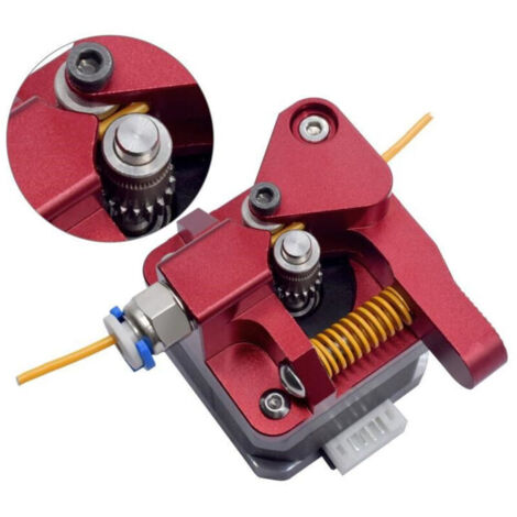 Dual Gear Ender 3 Extruder mit Nema 17 Schrittmotor Upgrade Kit für Ender 3 V2, Ender 3 Pro, Ender 3 Neo Serie, Ender 5 Serie, CR6 SE, CR10, Voxelab Aquila 3D Drucker, TPU unterstützt