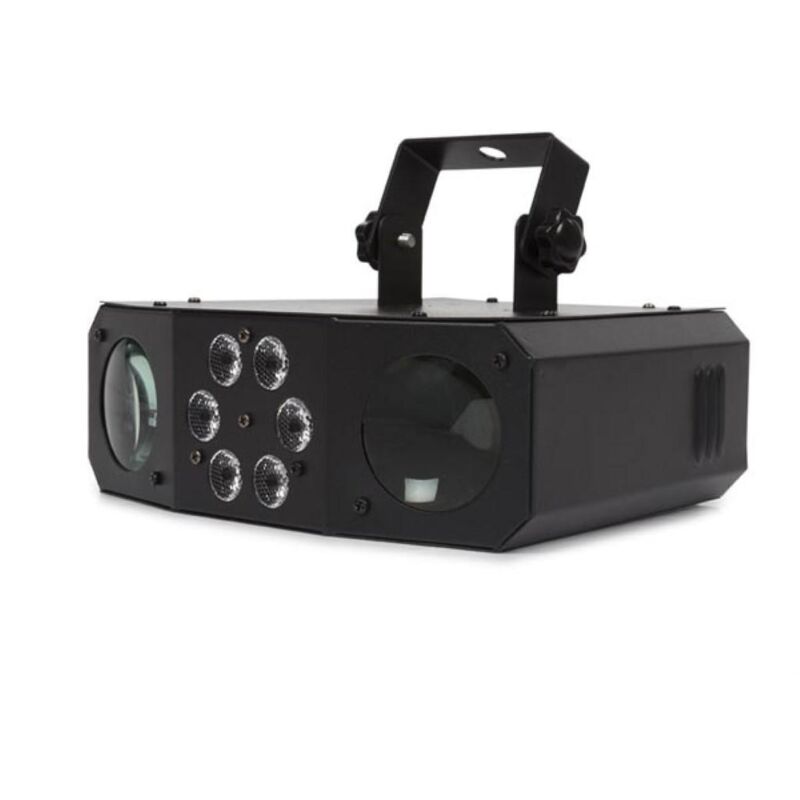 Hq Power - HQ-Power Dual Moonflower avec effet de lavage, effet lumineux polyvalent et économique en énergie, idéal pour les petits événements et