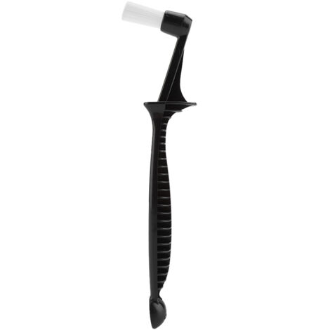 Dual Use Coffee Machine Filter Head Cleaner Cleaning Brush Power Spoon for Home Cafe