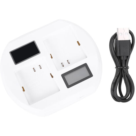 Duale USB-Schnellladestation mit LCD-Bildschirm für Arlo Pro 2 und Pro Akkus, intelligentes Ladegerät mit Videoanzeige.