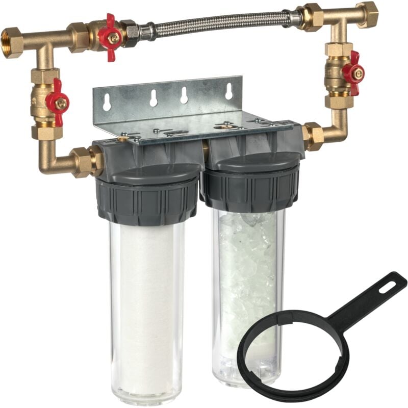 Apic - DualoSuper 2 : Filtre Anti-impuretés et Anti-tartre avec by-pass
