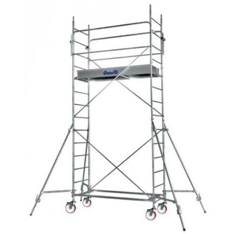 Duarib - Echafaudage roulant en acier Haut. Max 4,90m - AC 200