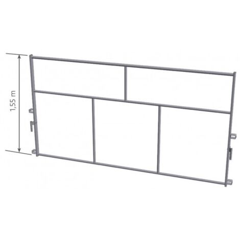 DUARIB - Garde-corps de montage en sécurité - pour échafaudage F3000 - aluminium