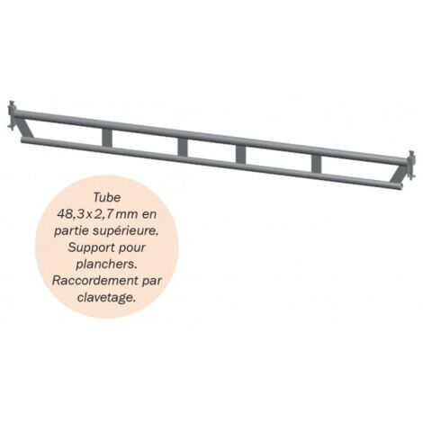 DUARIB - Longeron renforcé pour échafaudage multidirectionnel MULTI 4X - échafaudage fixe