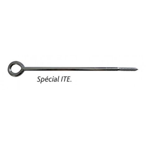 DUARIB - Piton d'amarrage acier diamètre 12mm et cheville nylon - longueur 0.35m - pour échafaudages F3000, F3000 ALU et MULTI 4