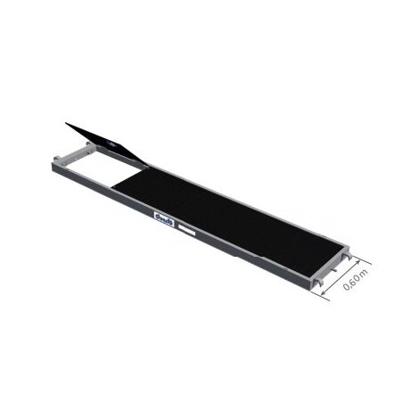 DUARIB - Plancher à trappe - largeur 0.60m - pour échafaudage multi4x - aluminium