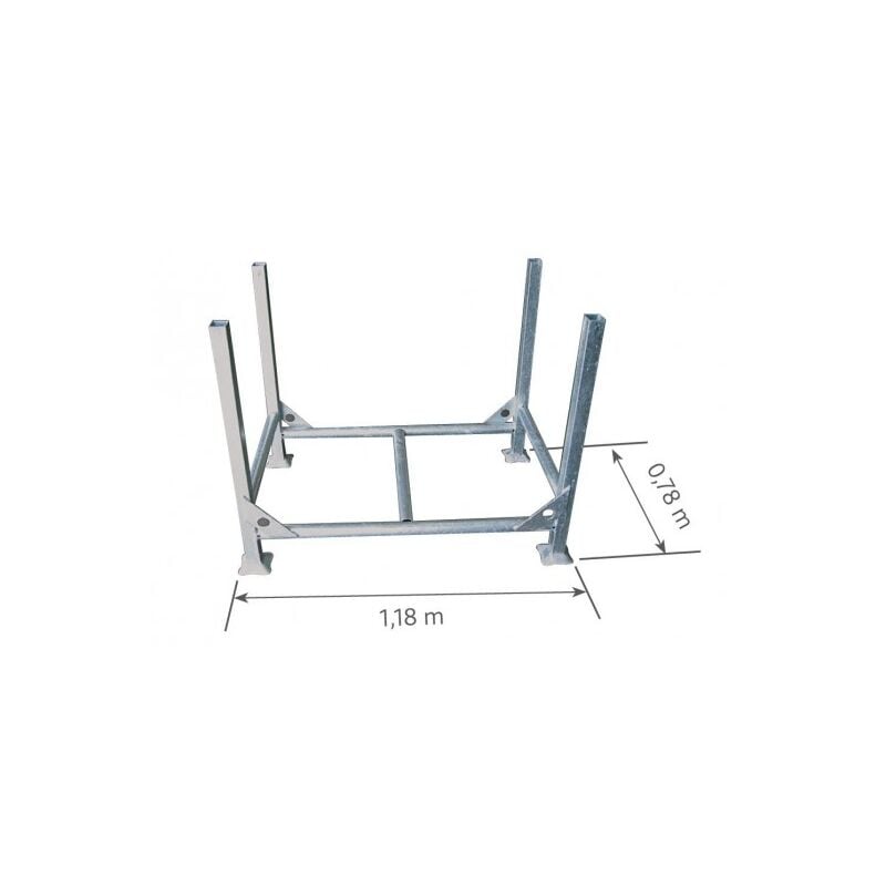 Rack de stockage standard - acier galvanisé - Duarib