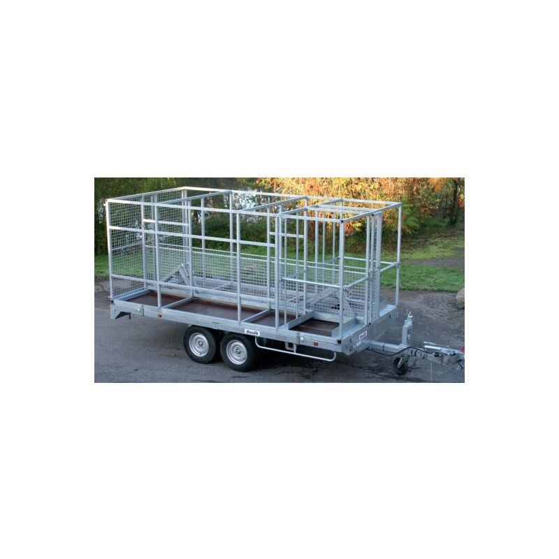 Duarib - Remorque DE.01 double essieu avec conteneur vide - grande capacité