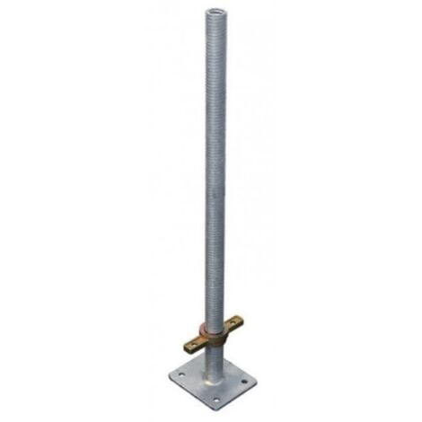 DUARIB - Semelle à vis réglable sur 0.41m - 0.80m - pour échafaudages F3000, MULTI 4X et F3000 ALU