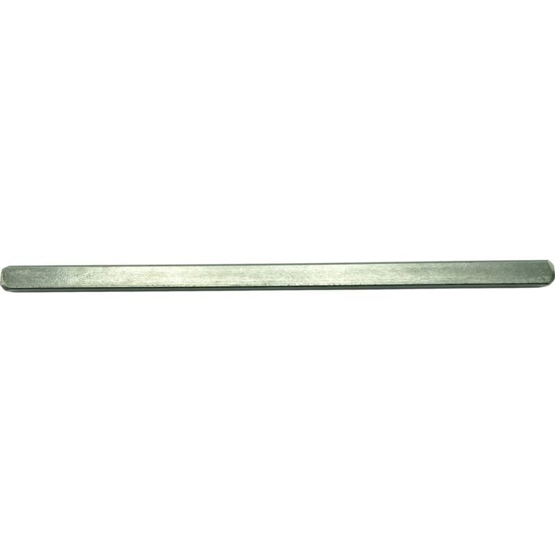 Asta quadrata non forata, 7 x 140 mm, acciaio inox...