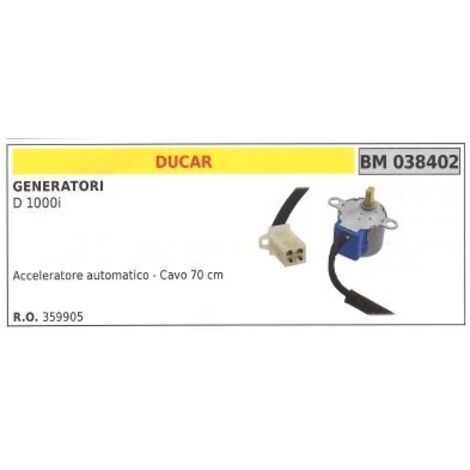 DUCAR câble d'accélération de 70 cm pour générateur D 1000i