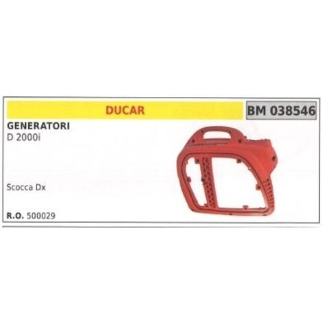 DUCAR cadre droit pour générateur D 2000i