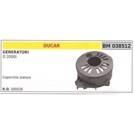 DUCAR Couvercle de stator pour générateur D 2000i