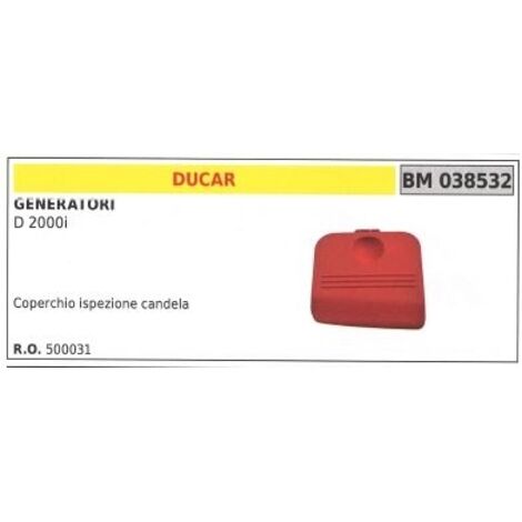 DUCAR couvercle d'inspection des bougies d'allumage pour générateur D 2000i