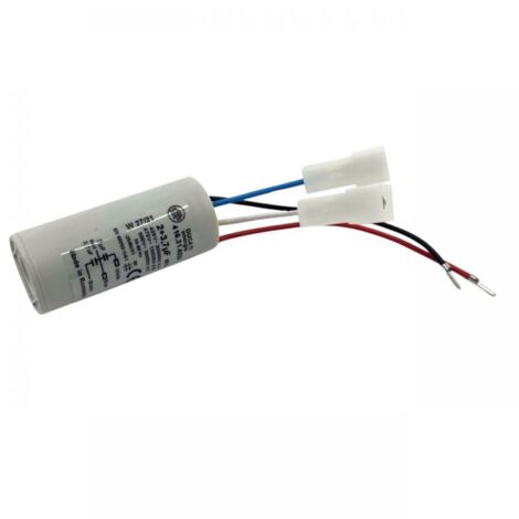 Ducati Energia – 416214225 Condensateur double capacité 2+3,7µF 425V – 30 000h – Ø30x70mm – Pour moteurs VMC à double vitesse - 30000h