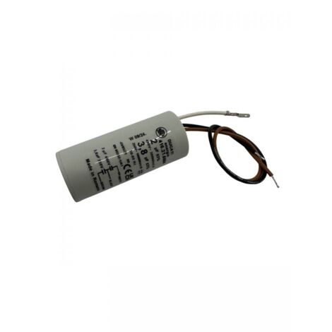 Ducati Energia – 416216004 Condensateur à double capacité 2µF+3,8µF – Tension 400V – Ø30x70mm – Compatible moteurs VMC