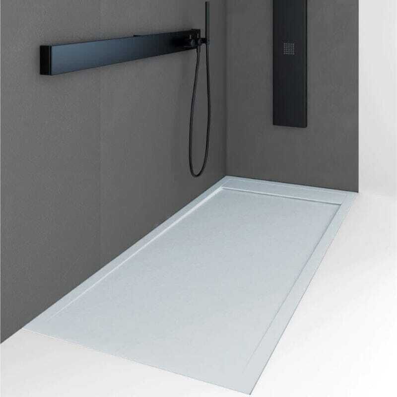 

Plato de ducha resina QUORE CENIZA 80x200cm