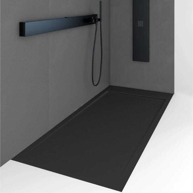 

Plato de ducha resina QUORE NEGRO 90x170cm