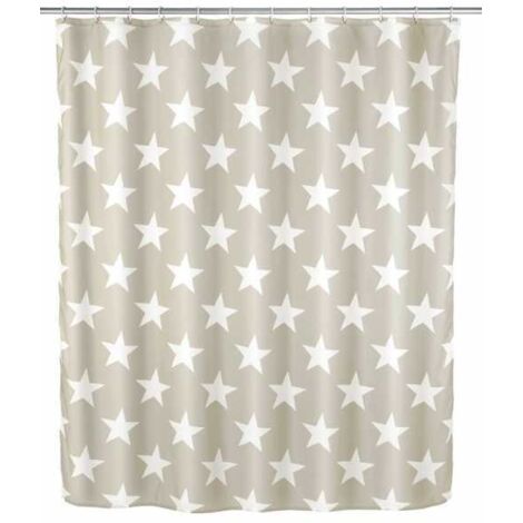 Ducha Cortina Stella Mol Anti-Molde 180 X 200 Cm De Poliéster, Lavable