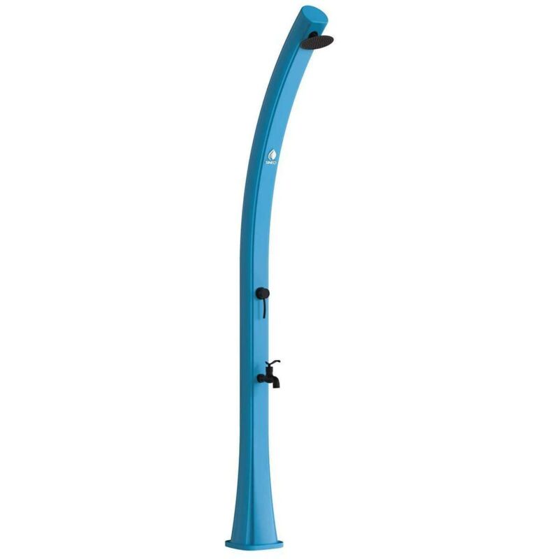 Ducha Azul De Piscina Cm 20X21X226 Sined Doccia Sole Blu