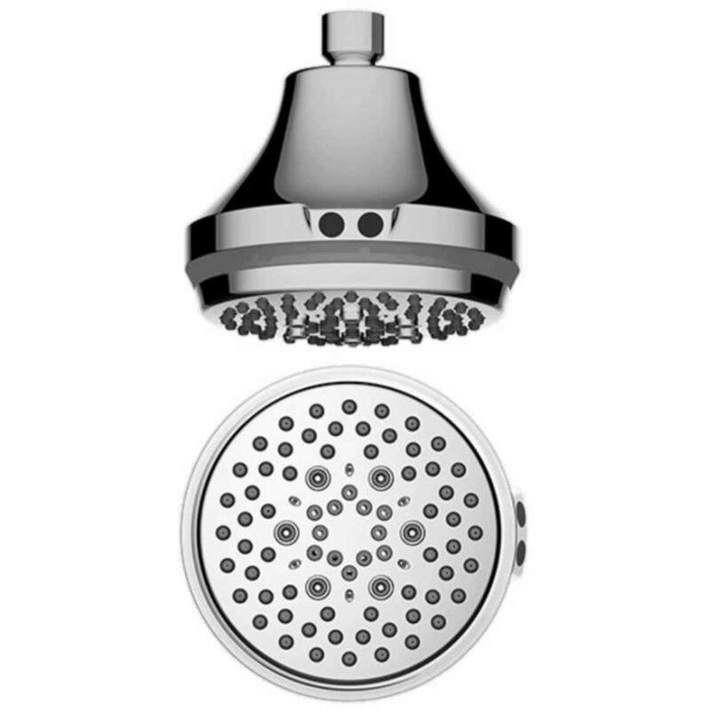 

Ducha de lluvia redonda con luz LED cm 11,94x12,39x12,39 SINED 4F127
