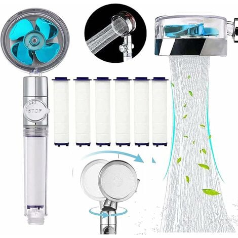 Alcachofa de ducha, 7 LED que cambian de color, alcachofa de ducha LED, spa  para baño, ahorro de agua a alta presión, alta filtración con tres niveles  de prevención de iones negativos